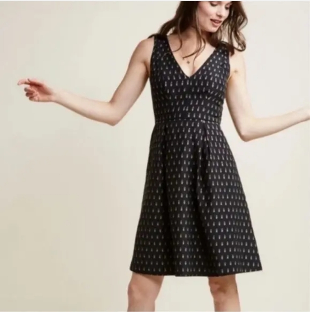 Modcloth Lipstick Hutch Dress sz 10